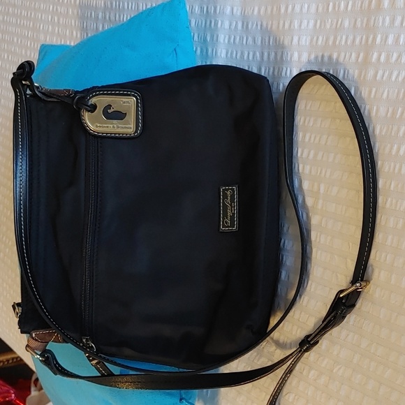 Dooney & Bourke Black Nylon Crossbody Bag - Picture 3 of 17